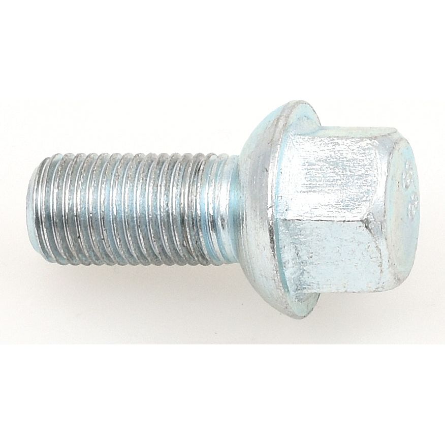 A close-up image of a Sparex Cone Wheel Bolt M14 x 1.5 x 47mm (Sparex Part No.S.57764) with a hexagonal head and a partially threaded shaft, against a white background.