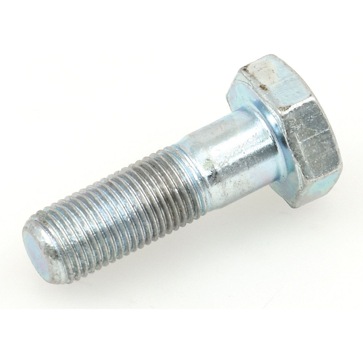 Plain Wheel Bolt, measuring 1/2'' x 1 5/8'' (UNF), Sparex Part No. S.57765, featuring a silver hex head and a partially threaded shaft, displayed on a white background.