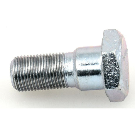 Close-up of a single Sparex Plain Wheel Bolt with a threaded 5/8'' x 1 9/16'' UNF shaft, a hexagonal head, and a metallic finish (Sparex Part No. S.57769).