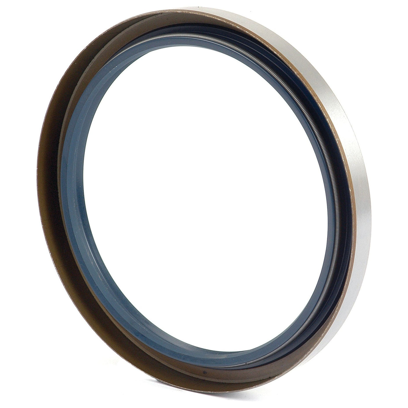 Displayed against a white background, the Sparex Oil Seal, Part No. S.57781, features a circular metal and rubber design with a black inner ring and an outer diameter of 140mm, making it ideal for mechanical applications.