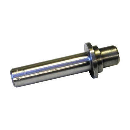 The Sparex Exhaust Valve Guide (Part No. S.58704) is a cylindrical metal rod with a flange near one end, commonly used in Nuffield and Leyland engines.