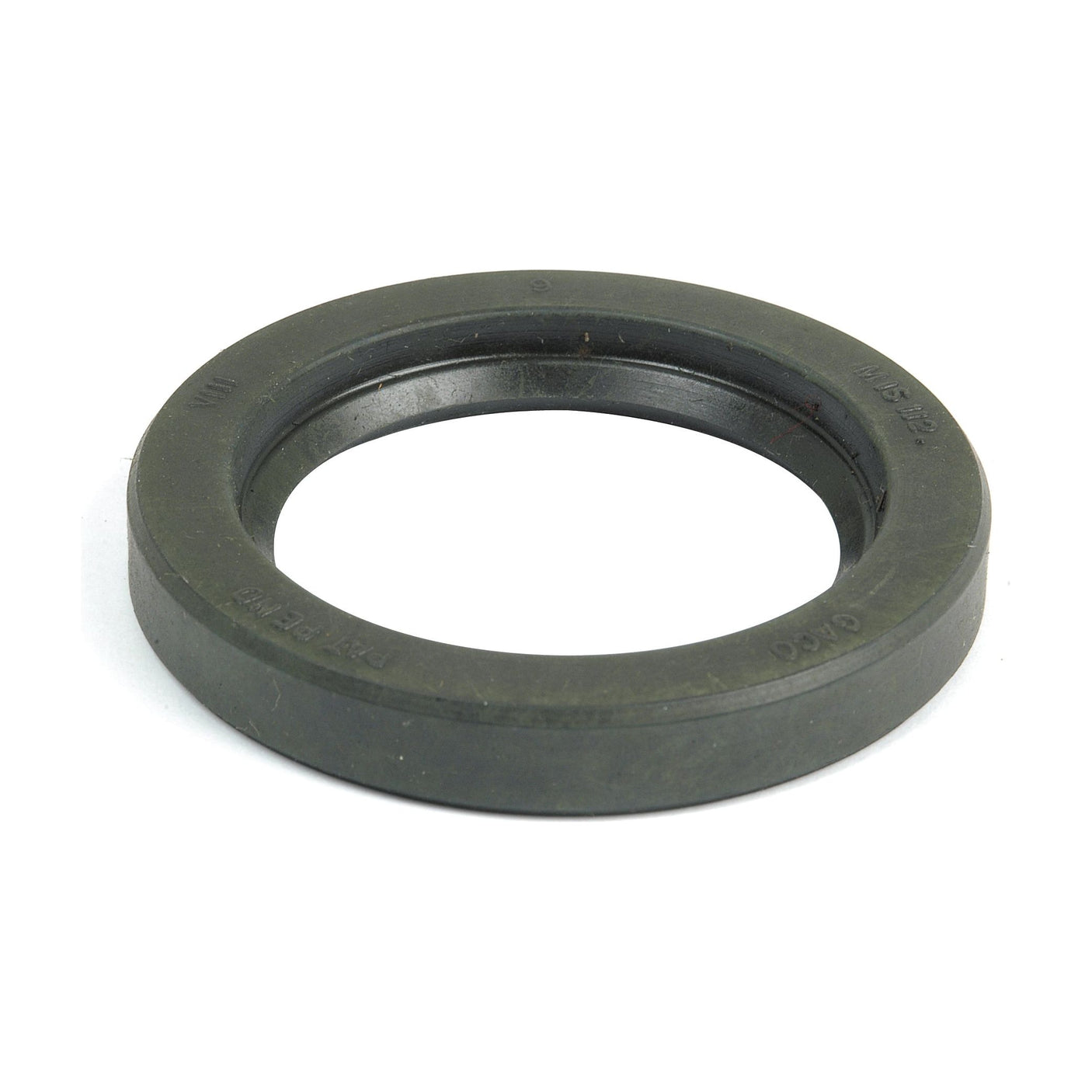 A black rubber oil seal with a circular shape and a single lip, specifically designed to be compatible with the Leyland 252, known as the Sparex Imperial Rotary Shaft Seal (Sparex Part No. S.58714), measuring 1 3/4'' x 2 1/2'' x 3/8''.