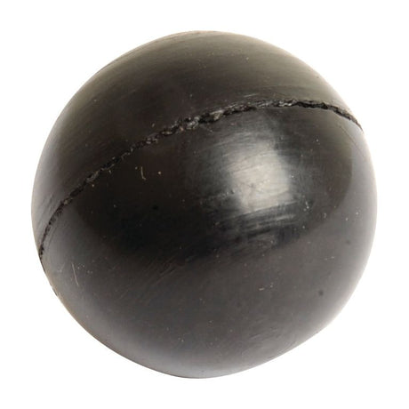 A solid black rubber Sparex ball, identified as the Knob-P.T.O. Lever (Sparex Part No. S.58719), 32mm in diameter, with a visible seam running around its center.