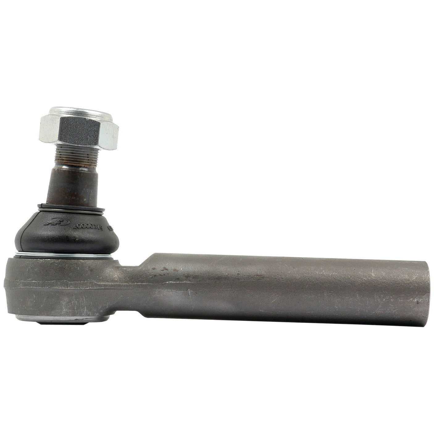 Close-up of a Sparex Track Rod, model S.58738, showcasing its 220mm metallic cylindrical shaft and an attached threaded ball joint with an M28 x 1.5 RH female thread.