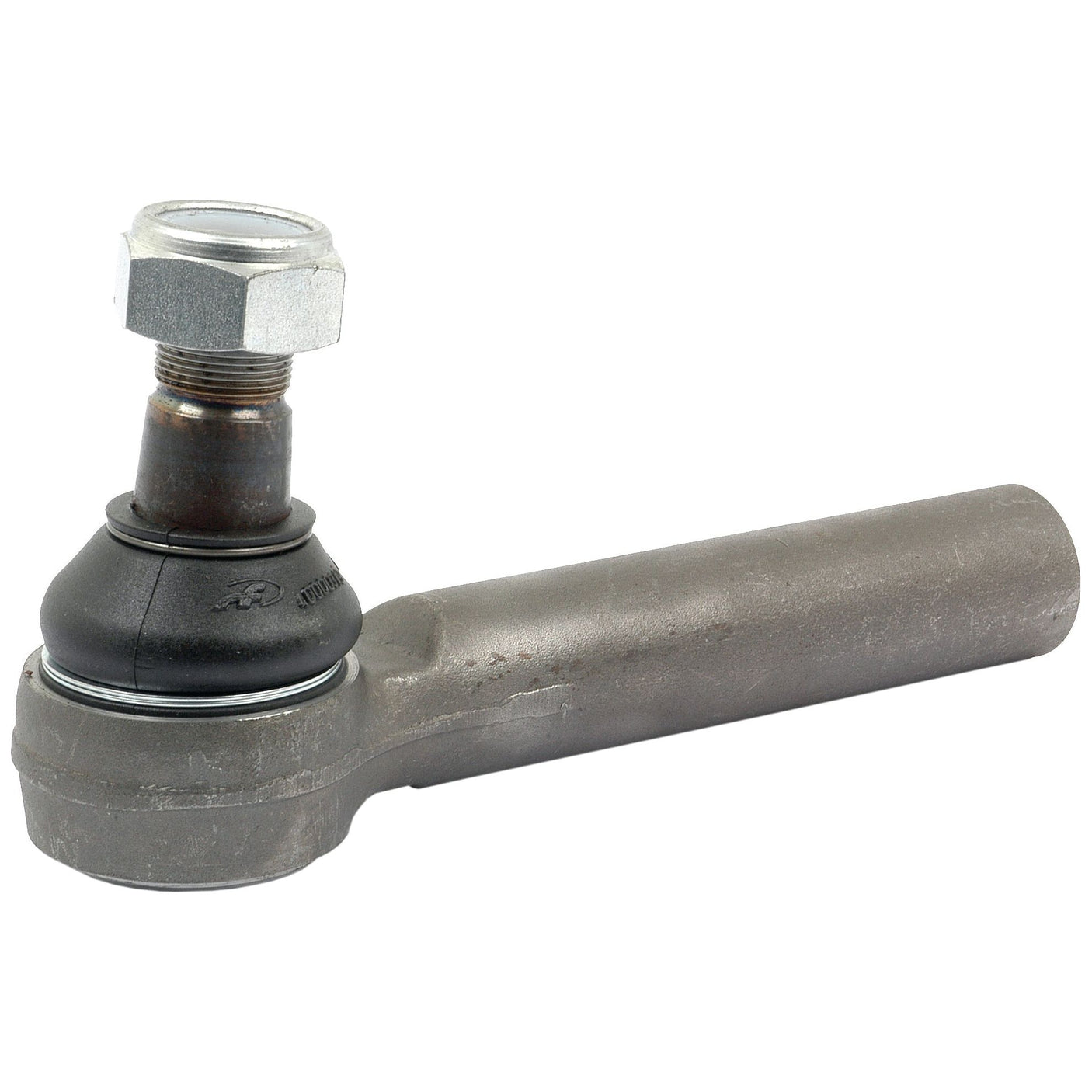 The Sparex Track Rod (S.58738) is a 220mm long automotive tie rod end assembly featuring a metal construction with a female thread M28 x 1.5 RH on one end and a cylindrical rod on the other.