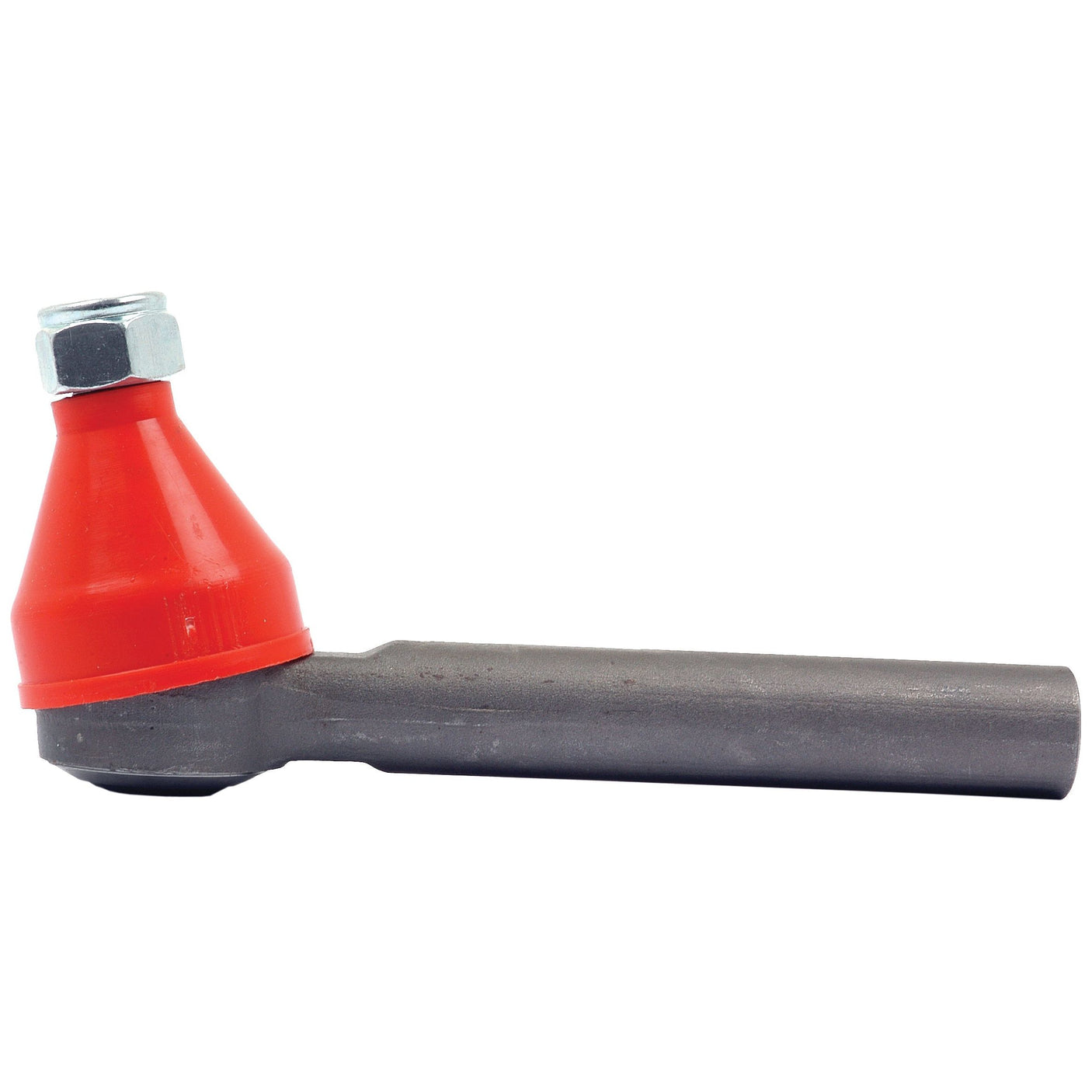 The Sparex Track Rod (S.58752), measuring 190mm in length, is a metal automotive part featuring a red rubber component and an M18 x 1.5 RH female thread, with a hexagonal bolt on one end, ideal for various applications.