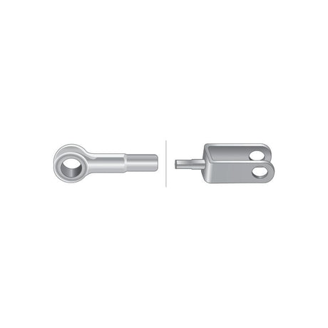 Illustration of two mechanical components: a Sparex Hand Throttle Cable (S.58768) with a length of 1770mm and an outer cable length of 1627mm, designed for Ford/New Holland models TS100, TS110, and TS115.