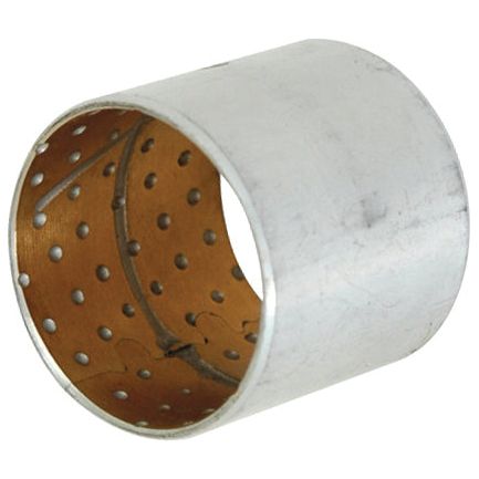 The Sparex Spindle Bush (Part No. S.58833) with perforations on the inner side is ideal for reducing friction between moving parts, making it a perfect fit for John Deere machinery.