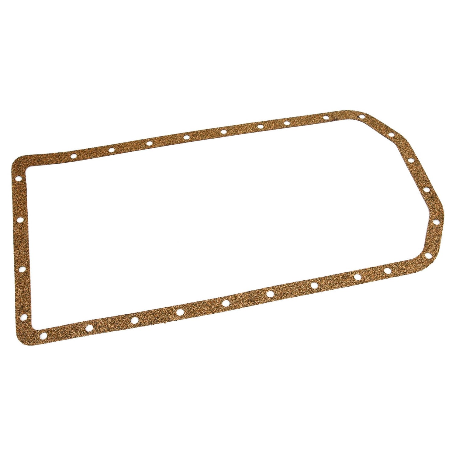 A Sparex Sump Gasket (Sparex Part No. S.58860) featuring 14 evenly spaced holes along its edges, is ideal for a 4 Cyl. engine (compatible with models 4.039D, 4.039T, 4.045D, 4.045T, 4.202D, 4.219D, 4.239D, and 4.239T).

