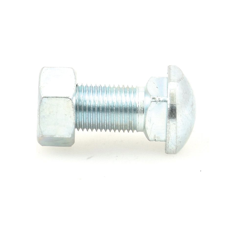 Close-up image of the Wheel Bolt M16 (Sparex Part No.S.58921) by Sparex, featuring a threaded shaft and a rounded head. The attached hexagonal nut complements the robust design, making it ideal for securing components.