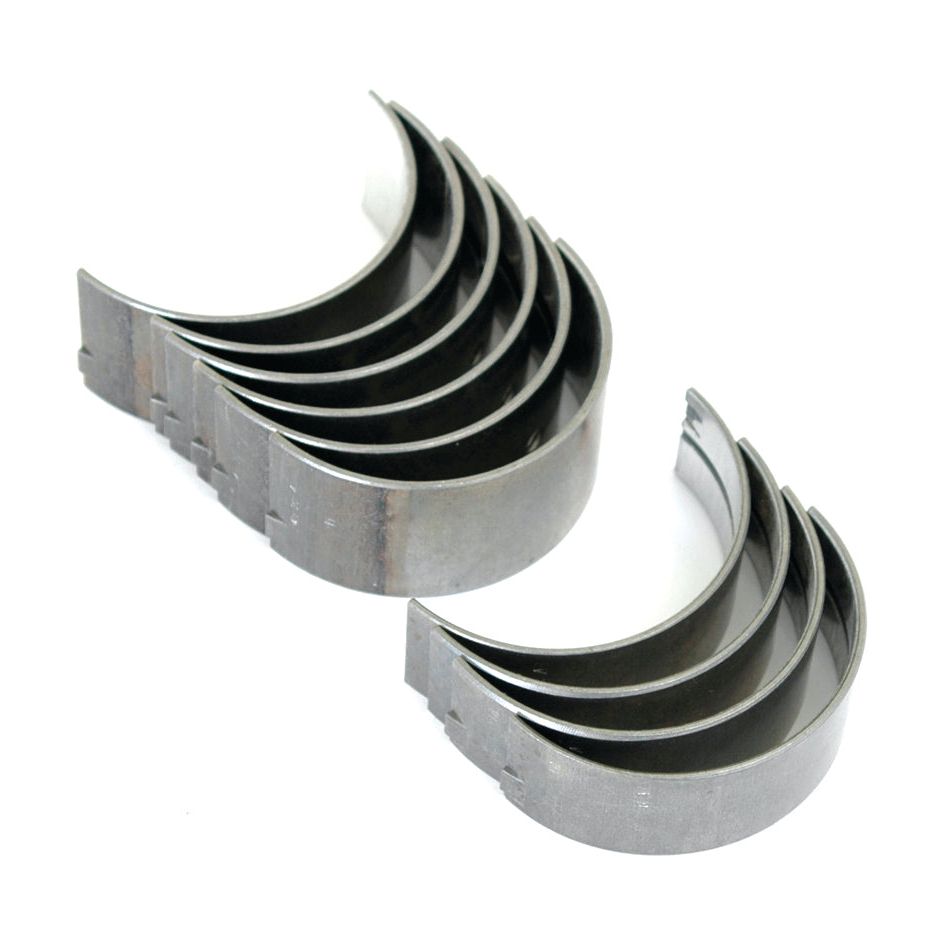 A set of Sparex Main Bearing Std. (Set) (Sparex Part No.S.59061) for the Fiat 411R, neatly arranged in two stacks.