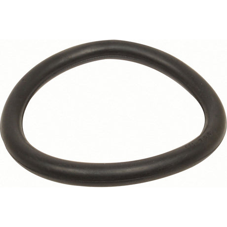 The Sparex Gasket Ring 4'' (136mm) (Rubber) - S.59412, a black circular rubber O-ring ideal for use with Bauer fittings, sits against a plain white background.