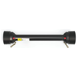 A Sparex black PTO shaft featuring Easylock safety clutches on both ends, a warning label in the center, and an Extra Large PTO Guard (Lz Length: 1010mm), designed for enhanced protection. Sparex Part No. S.59617.