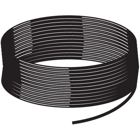 A coiled spool of black 3D printer filament, as essential as a Sparex S.5973 battery cable in your toolbox.