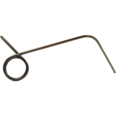 A Sparex Seeder Tine (Ø8mm, Length: 264mm), designed to fit as 53068600 (Sparex Part No. S.59743), with a looped end and an extending straight rod forming an angled structure, serves as a Primary OE Reference.