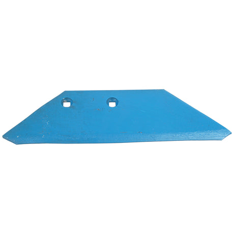 The Share Wing 350x8mm LH Replacement Part (Sparex Part No. S.59751) in blue metal features an angled design and has two holes for Sparex Fasteners. It is a suitable Primary OE Reference for Rabewerk GG51 models.