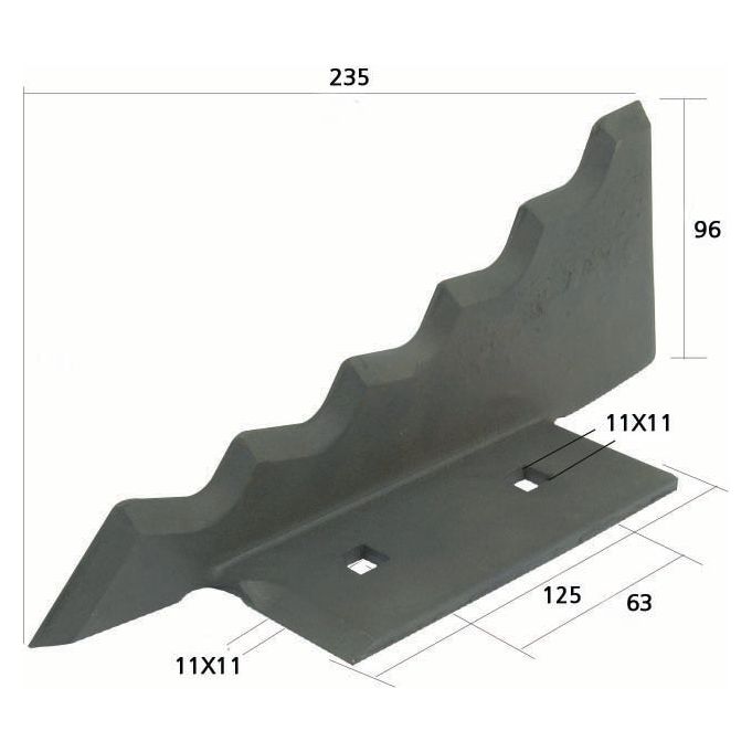 Blade 212mm x 97mm x 6mm
 - S.59796 - Farming Parts