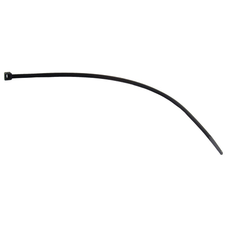 A Sparex black plastic cable tie, part number S.5979, measuring 270mm x 4.8mm, featuring a non-releasable locking mechanism on one end and a tapered tip on the other.