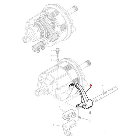 Massey Ferguson - Fork - 3714925M1 - Farming Parts