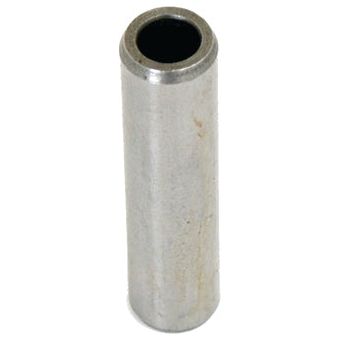 A cylindrical metallic tube with a hollow center, standing upright, reminiscent of the Sparex Inlet Valve Guide (Part No. S.60193) for Massey Ferguson machinery.