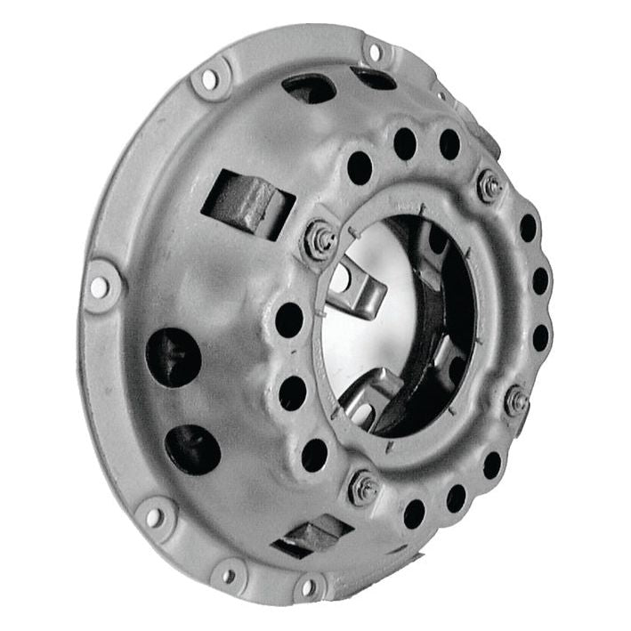 A close-up image of a metal automotive part featuring multiple holes and bolts, likely part of a vehicle's clutch assembly, showcasing the Sparex Clutch Cover Assembly - S.60207.