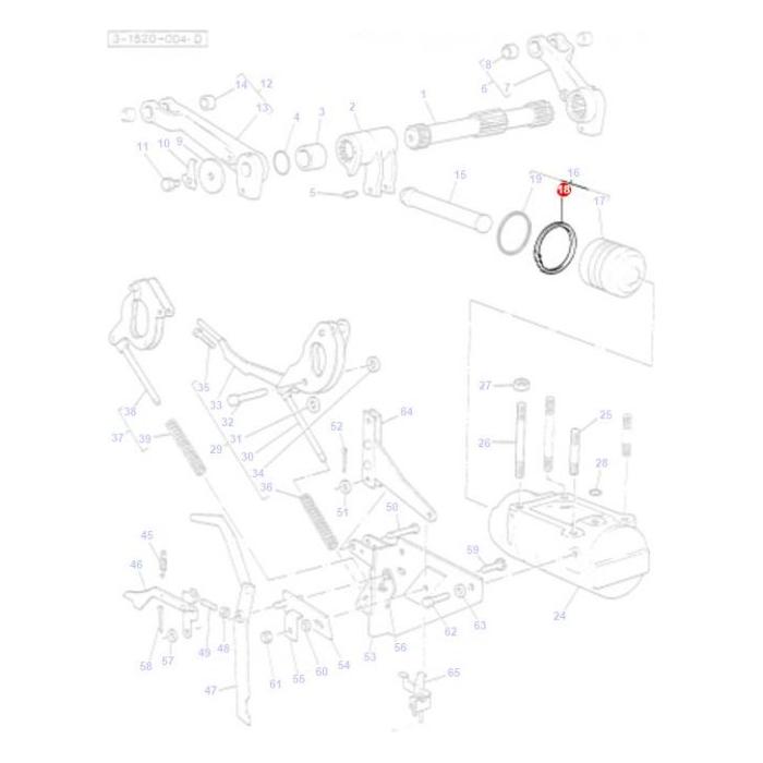 Massey Ferguson - Seal Lift Piston - 3761477M1 - Farming Parts