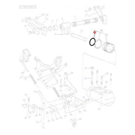 Massey Ferguson - O Ring Lift Piston - 3761474M1 - Farming Parts