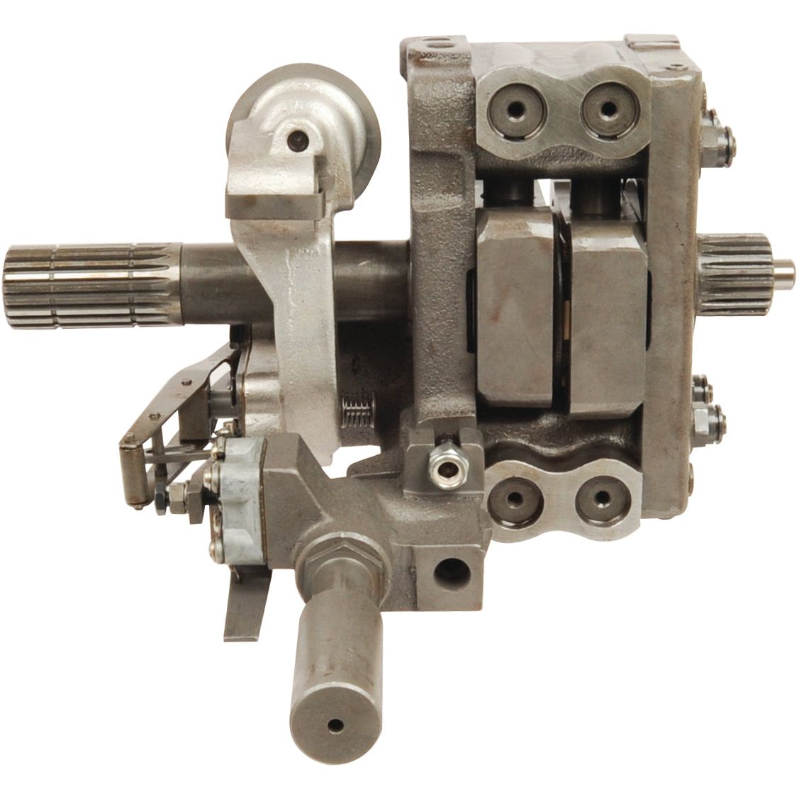 The Sparex Hydraulic Pump (Sparex Part No.S.60468) features a 21 spline design for precise pressure control, along with multiple shafts, bolts, and moving parts.