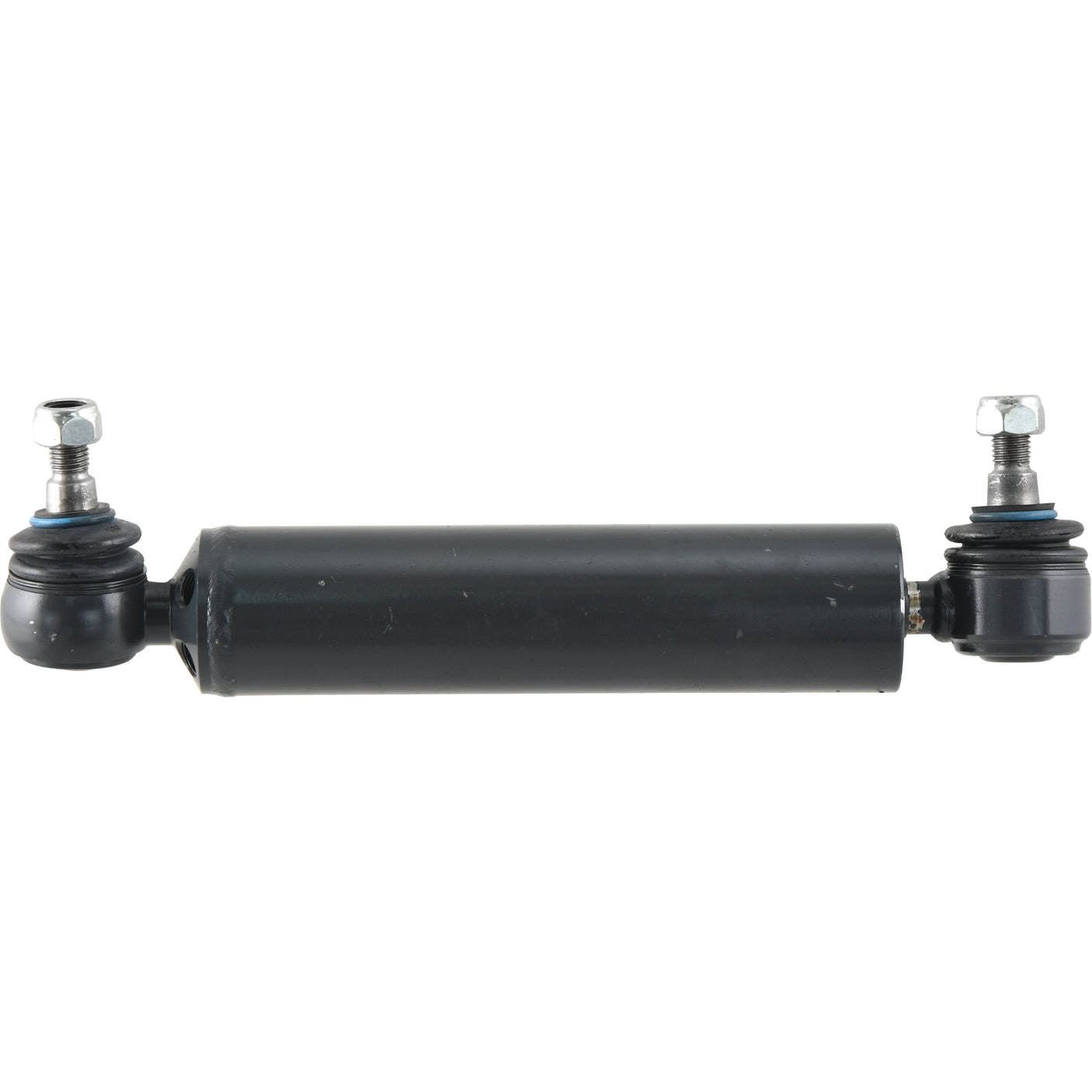 A Power Steering Cylinder - S.60514 by Sparex, available in black and equipped with bolts on both ends, perfect for your MF 550 Tractor.