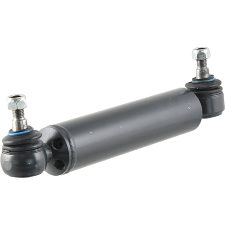 The Sparex Power Steering Cylinder - S.60514, a cylindrical metal component with bolts and connectors on each end, is perfect for enhancing your vehicle's steering stability. Ideal for applications similar to the Sparex MF 550 Tractor, this product ensures improved handling and performance.