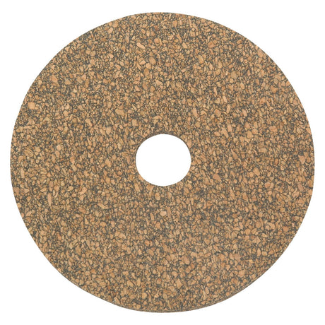 A Friction Disc from Sparex, specifically the Sparex Part No.S.60635, featuring a circular cork pad with a rough texture and a central hole, similar to those used in hydraulic control lever systems.