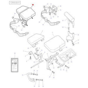 Massey Ferguson - Passenger Seat - 3779641M93 - Farming Parts