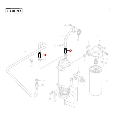 Massey Ferguson - Hose - V836329496 - Farming Parts