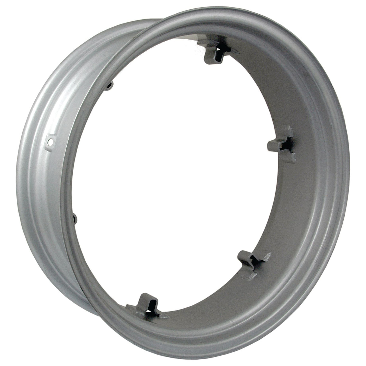 A Sparex Wheel Rim, model S.61712, with a rim size of 12 x 28", featuring six mounting holes, captured in a photograph that highlights its depth and circular shape, perfectly showcasing the wheel rim size for a 2WD setup.