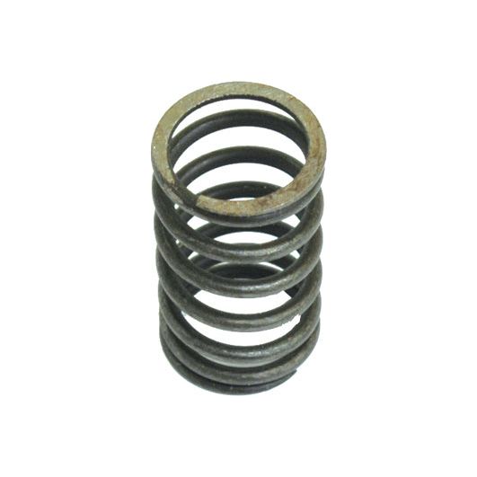 A cylindrical metal coil spring with seven loops, ideal for use as the Sparex Spring Valve (Part No. S.62065) in various tractor parts.