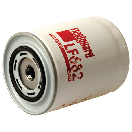 A white Sparex Oil Filter - Spin-On LF682 (Sparex Part No. S.62136) featuring red text and a metallic threaded center.