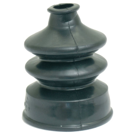 The Sparex Rubber Boot for Gear Lever, Part No. S.62201, is a conical black rubber dust cover with ridges, designed to seal and protect 14mm gear stick diameters in various tractor models.