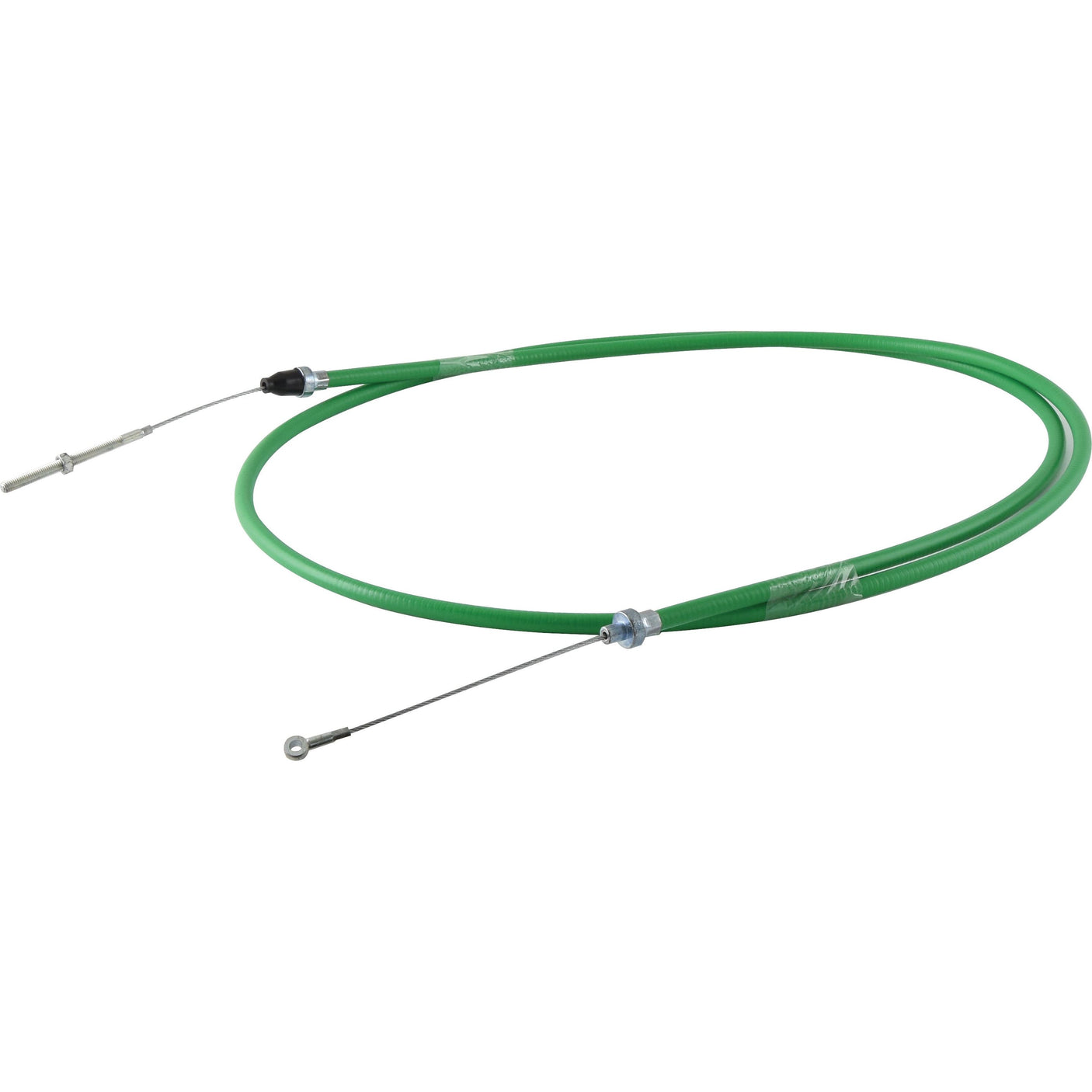 The Sparex Hydraulic Cable (Part No. S.62222) is a 2415mm long green bicycle brake cable with metal ends, coiled in a loop and featuring connectors at both ends. The outer cable length is 2135mm.