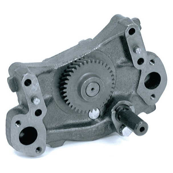 A close-up of a mechanical gear assembly featuring holes and a central gear component, reminiscent of the intricate design found in the Sparex Engine Oil Pump (Part No. S.62351).