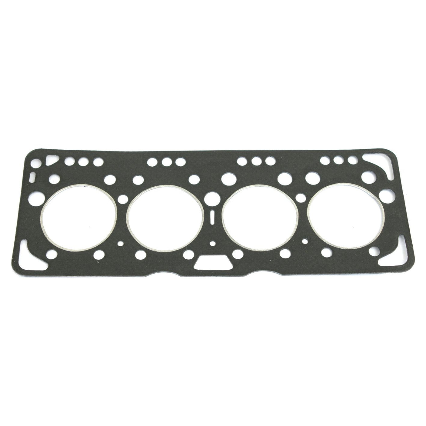 Image of a Sparex Head Gasket - 4 Cyl. (615D) | Sparex Part No.S.62400, featuring multiple perforations and holes for mounting and fluid passages.