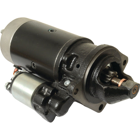 The Starter Motor - 12V, 3Kw (Sparex) from Sparex, part number S.62406, features a metal cylindrical body, visible wiring, and a small attached solenoid designed for 12V systems.