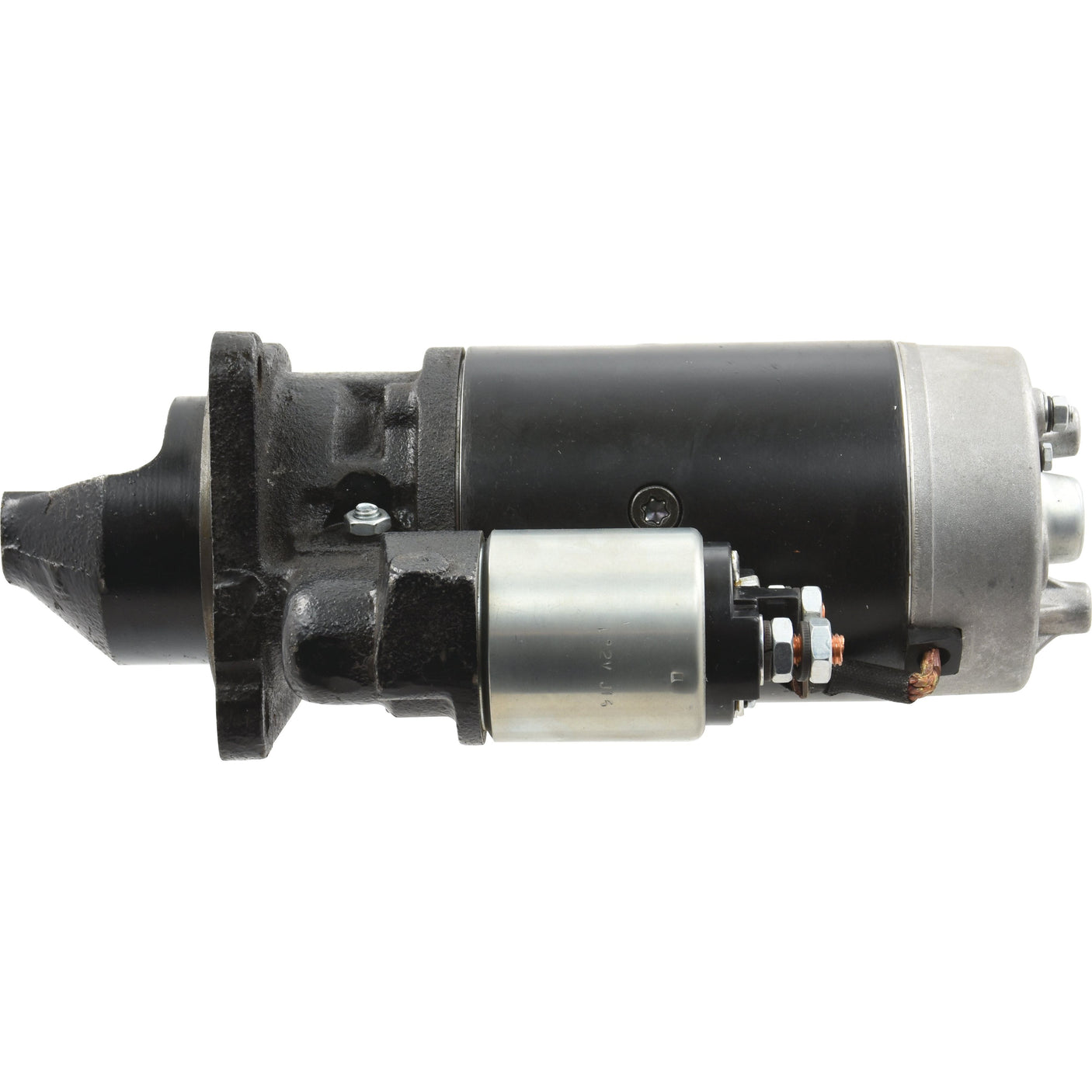 A 12V, 3kW Starter Motor (Sparex Part No. S.62407) by Sparex in a horizontal position, featuring a cylindrical body and protruding components.