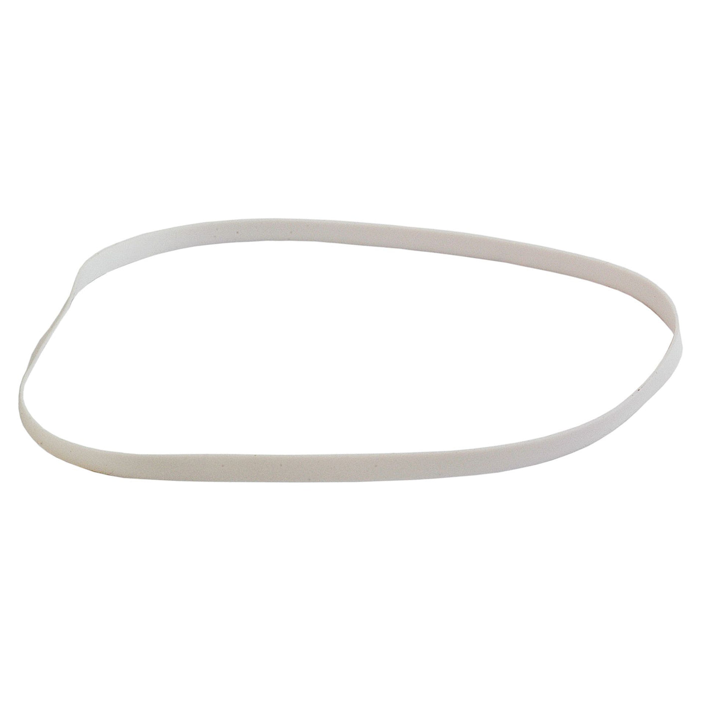 A single white rubber band, resembling the Hydraulic Lift Back Up Ring by Sparex (Part No. S.62440), is looped into an irregular shape against a plain white background.