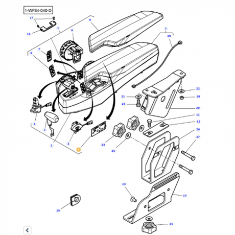 Massey Ferguson - Printed Circuit - 6249010M1 - Farming Parts