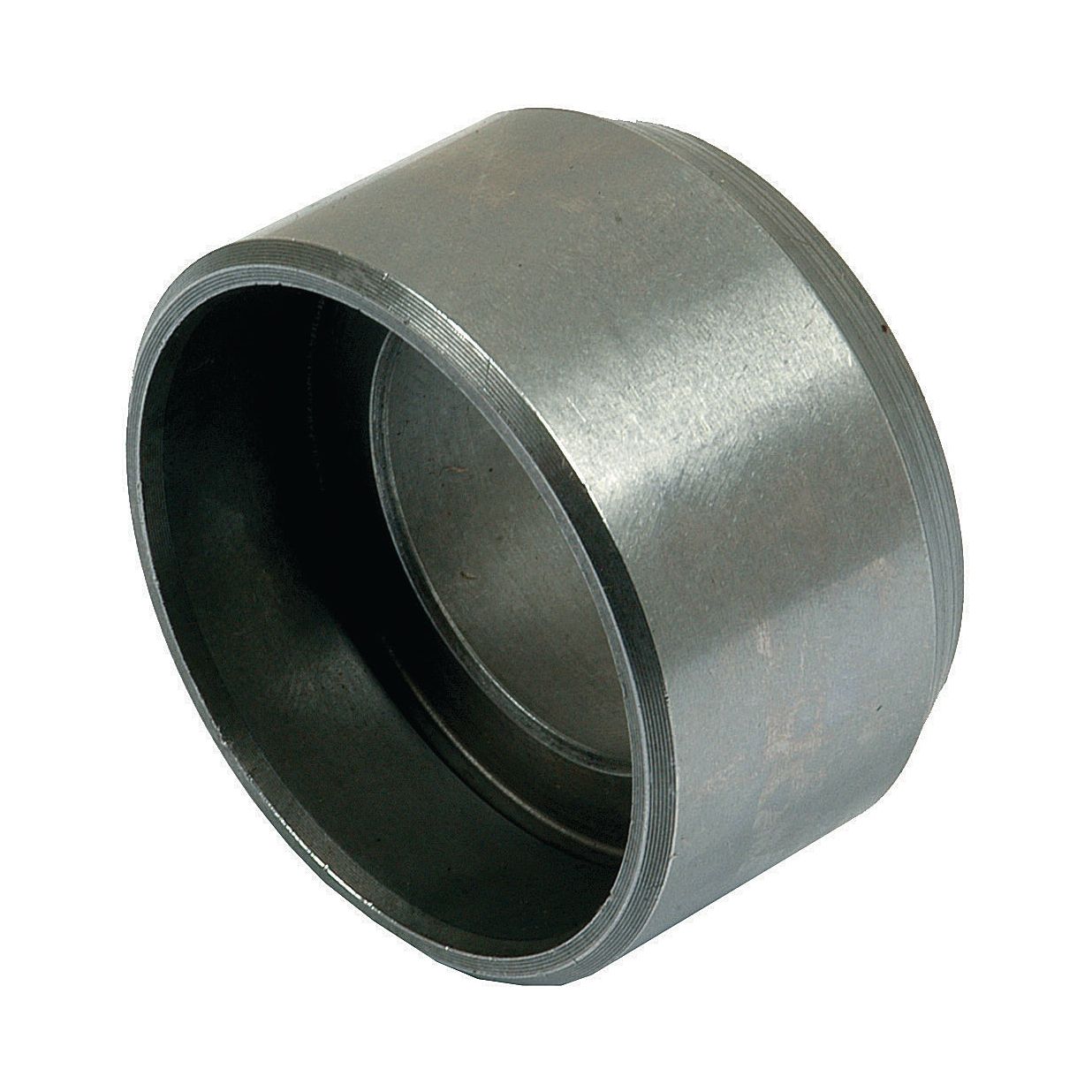 The Sparex S.62547 Bush is a cylindrical metal bushing with a hollow center and smooth outer surface, ideal for use with the Bush-Sensing Shaft on Case IH FARMALL tractors, and compatible with other Sparex parts.