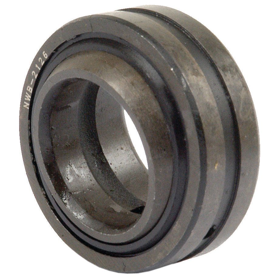 Close-up of a black and silver Sparex Radial Spherical Plain Bearing (GE20DO-2RS) - S.62690 with the marking "NWB-1126" visible on the side.