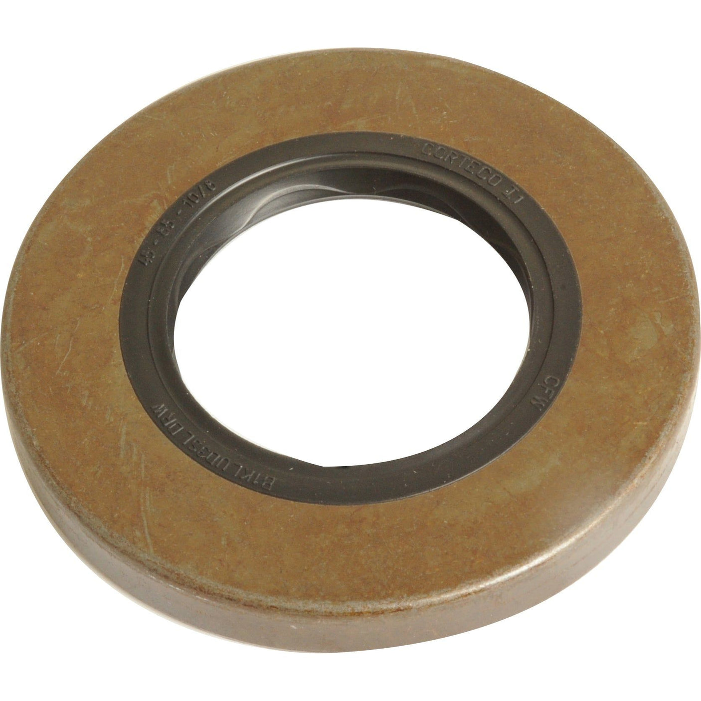 A round metal part resembling a washer, with a central hole and engraved markings on the outer ring, reminiscent of Ford New Holland components, identified as Seal | Sparex Part No.S.62896 from the brand Sparex, placed against a white background.