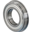 A close-up image of the Sparex Deep Groove Ball Bearing (6209ZNR) with a central hole and an outer ring, showcasing its new condition and deep groove design, set against a plain white background.