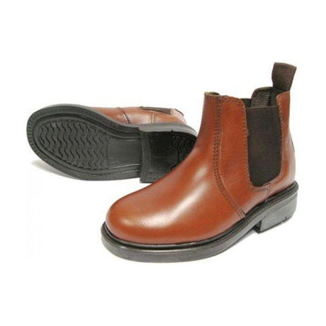 Walton Kids Dealer Boots Chestnut Brown - B15778TAN - Farming Parts