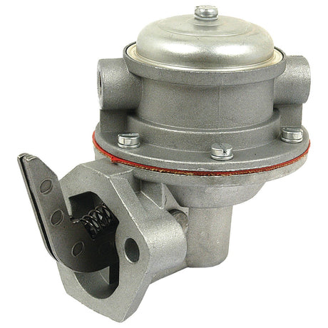 A Sparex Fuel Lift Pump (Sparex Part No. S.63035) featuring a cylindrical body, multiple ports, and a spring-loaded lever.